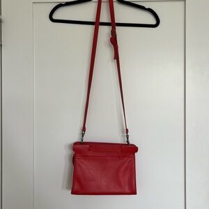 Red Min & Mon Small Vali Crossbody Bag